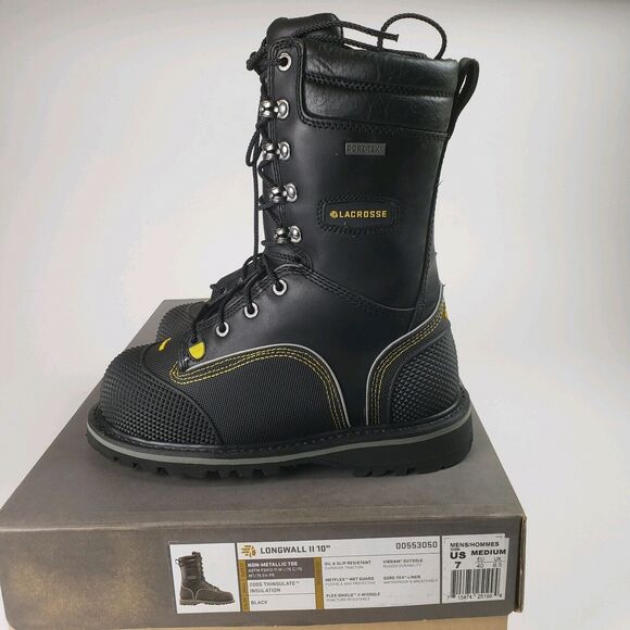 Lacrosse Longwall II Mining Boots 7 M